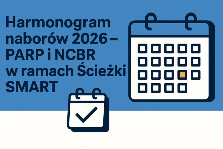 Harmonogram naborów 2026 – PARP i NCBR w ramach Ścieżki SMART